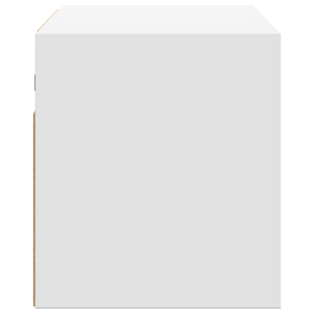 Tv-wandmeubel met LED-verlichting 80x31x35 cm wit is nu te koop bij PeponiXL, paradijselijk wonen!