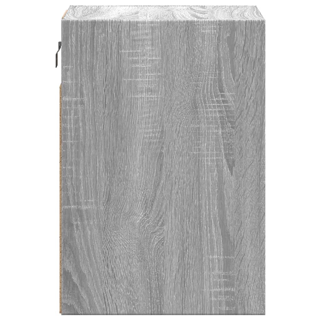 Tv-wandmeubel met LED-verlichting 41x31x45 cm grijs sonoma is nu te koop bij PeponiXL, paradijselijk wonen!