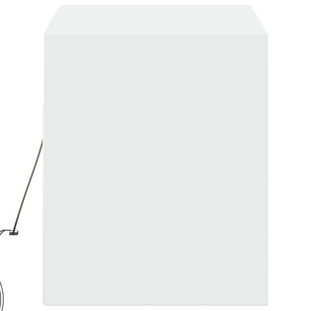 Tv-wandmeubel met LED-verlichting 100x31x35 cm wit is nu te koop bij PeponiXL, paradijselijk wonen!