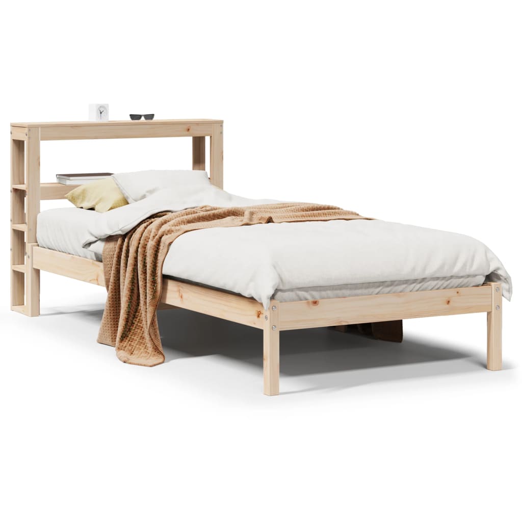 Bedframe zonder matras massief grenenhout 75x190 cm is nu te koop bij PeponiXL, paradijselijk wonen!