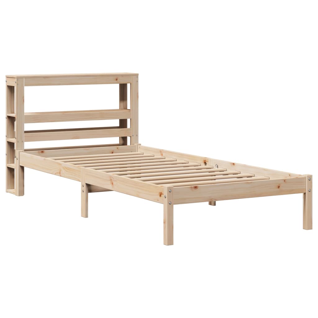 Bedframe zonder matras massief grenenhout 75x190 cm is nu te koop bij PeponiXL, paradijselijk wonen!