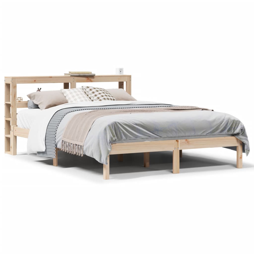 Bedframe zonder matras massief grenenhout 150x200 cm is nu te koop bij PeponiXL, paradijselijk wonen!