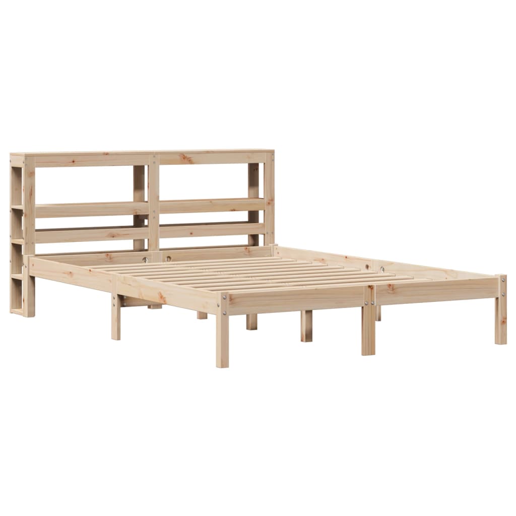 Bedframe zonder matras massief grenenhout 150x200 cm is nu te koop bij PeponiXL, paradijselijk wonen!