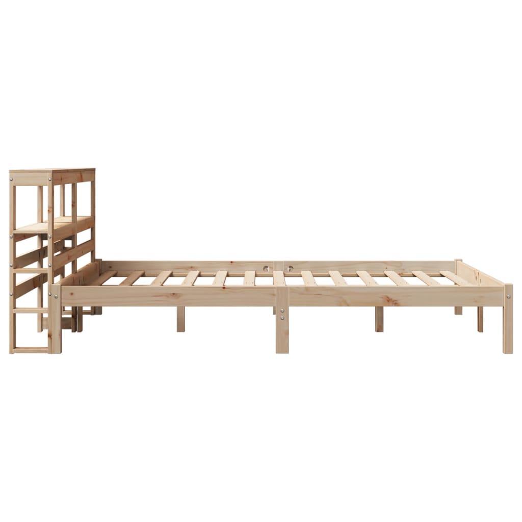 Bedframe zonder matras massief grenenhout 150x200 cm is nu te koop bij PeponiXL, paradijselijk wonen!