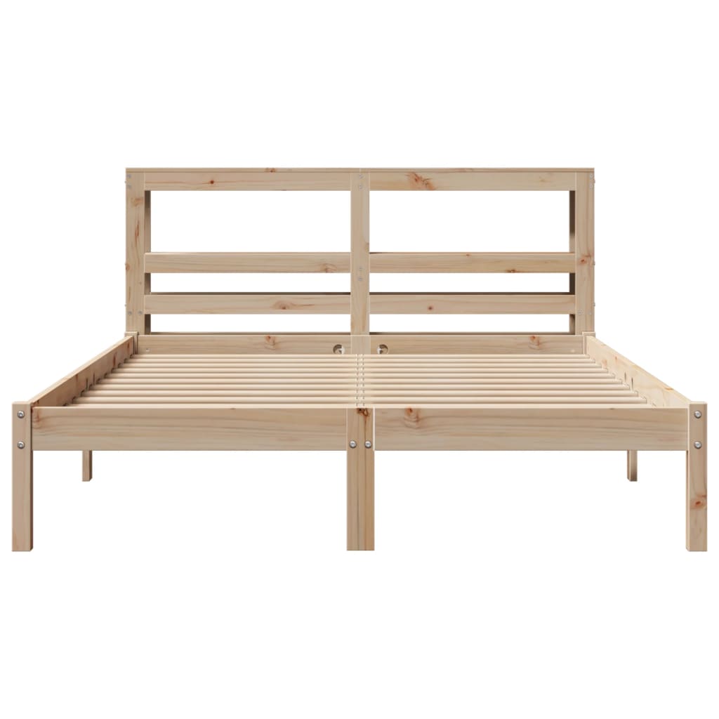 Bedframe zonder matras massief grenenhout 160x200 cm is nu te koop bij PeponiXL, paradijselijk wonen!