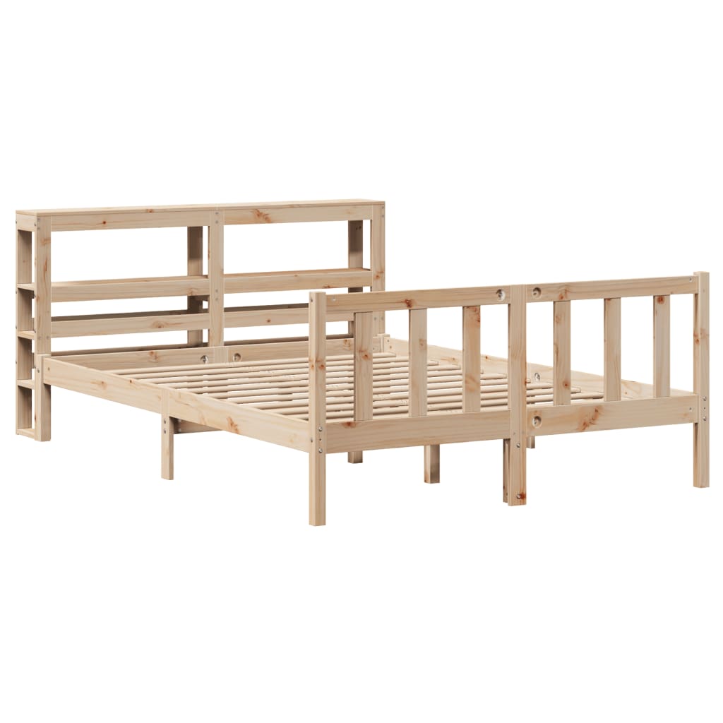 Bedframe zonder matras massief grenenhout 160x200 cm is nu te koop bij PeponiXL, paradijselijk wonen!