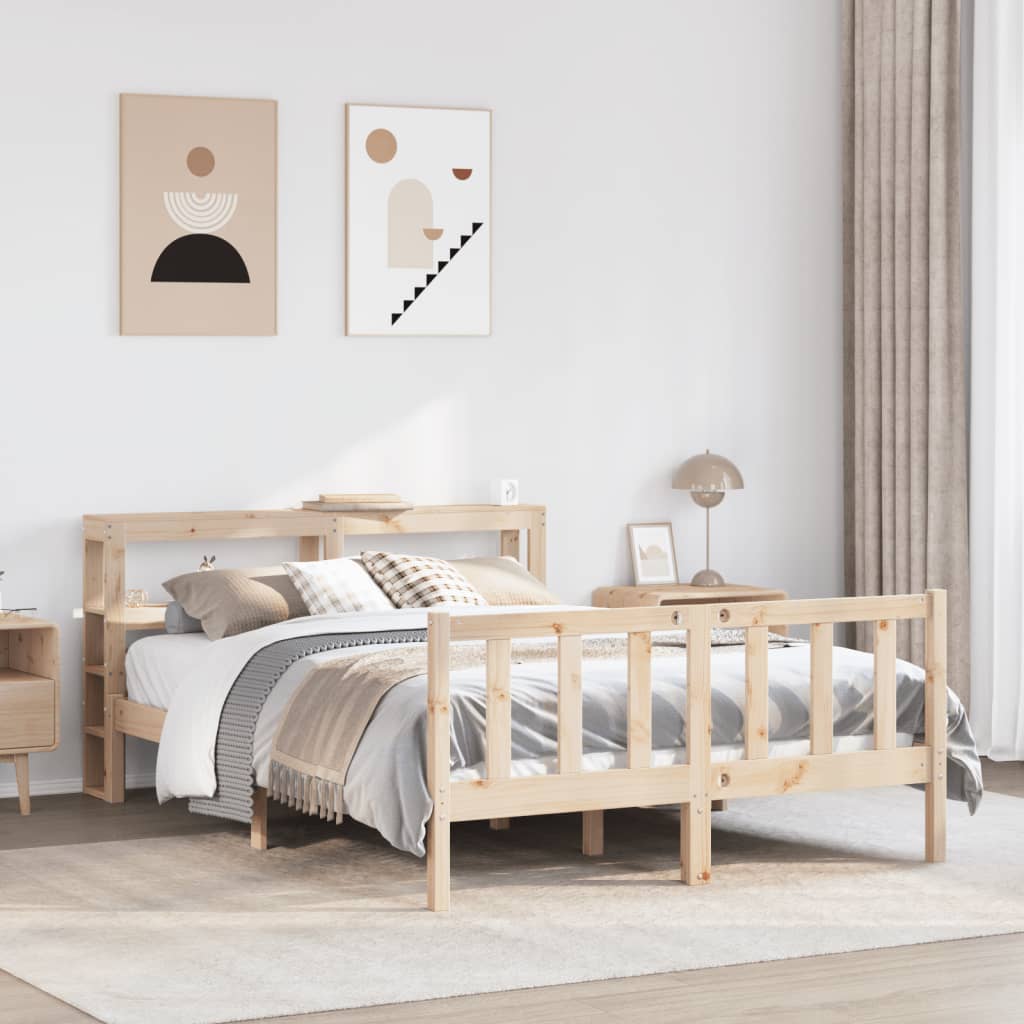 Bedframe zonder matras massief grenenhout 160x200 cm is nu te koop bij PeponiXL, paradijselijk wonen!