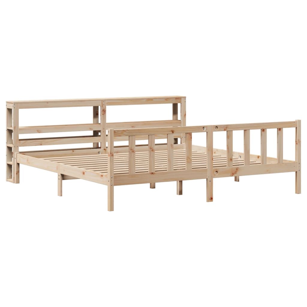 Bedframe zonder matras massief grenenhout 180x200 cm is nu te koop bij PeponiXL, paradijselijk wonen!