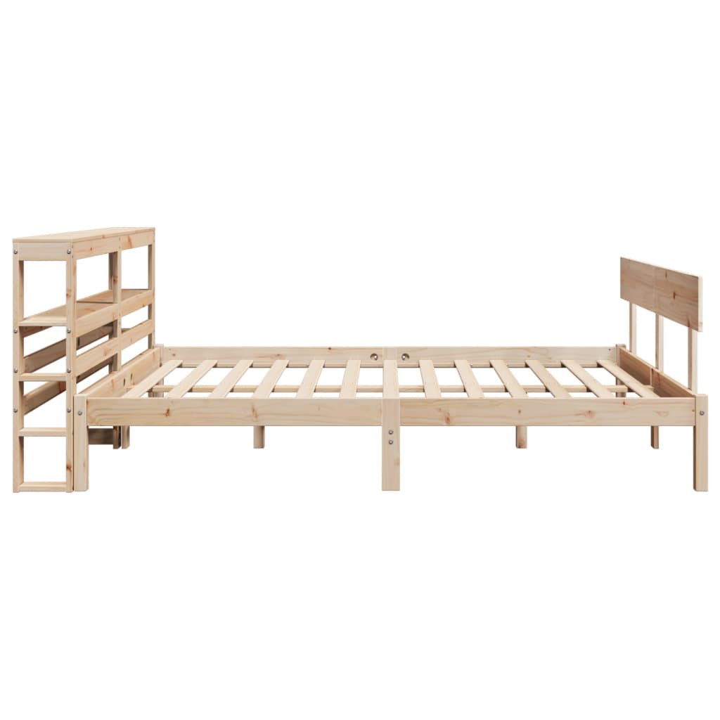 Bedframe zonder matras massief grenenhout 120x190 cm is nu te koop bij PeponiXL, paradijselijk wonen!