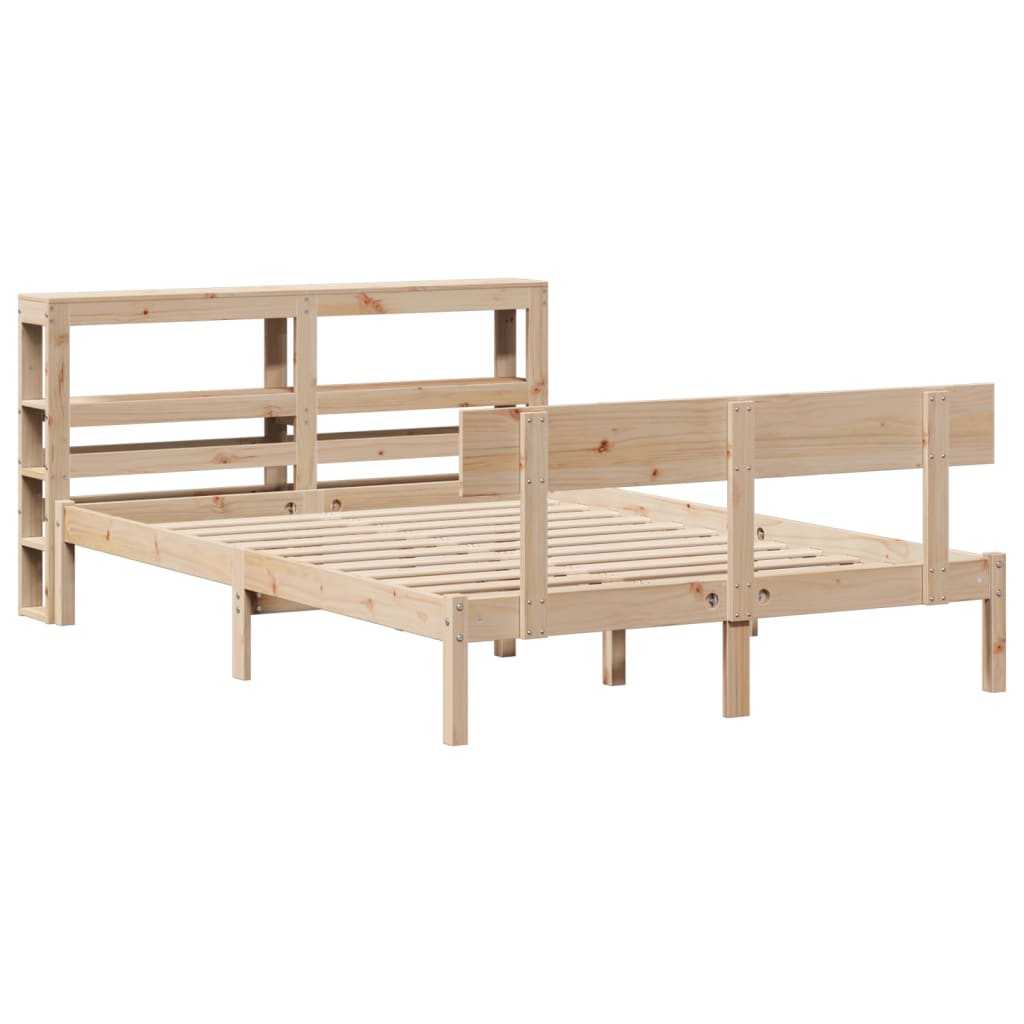 Bedframe zonder matras massief grenenhout 120x200 cm is nu te koop bij PeponiXL, paradijselijk wonen!