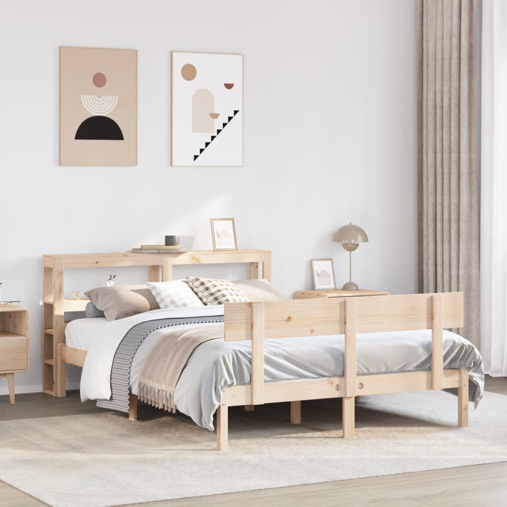 Bedframe zonder matras massief grenenhout 160x200 cm is nu te koop bij PeponiXL, paradijselijk wonen!
