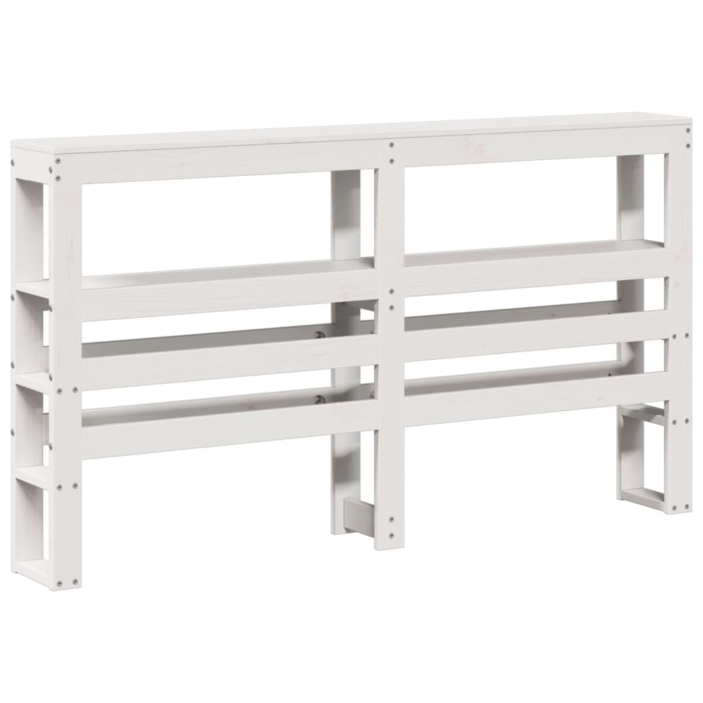 Bedframe zonder matras massief grenenhout wit 160x200 cm is nu te koop bij PeponiXL, paradijselijk wonen!