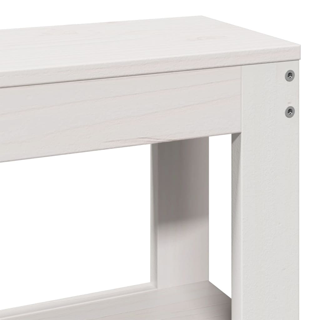 Bedframe zonder matras massief grenenhout wit 180x200 cm is nu te koop bij PeponiXL, paradijselijk wonen!