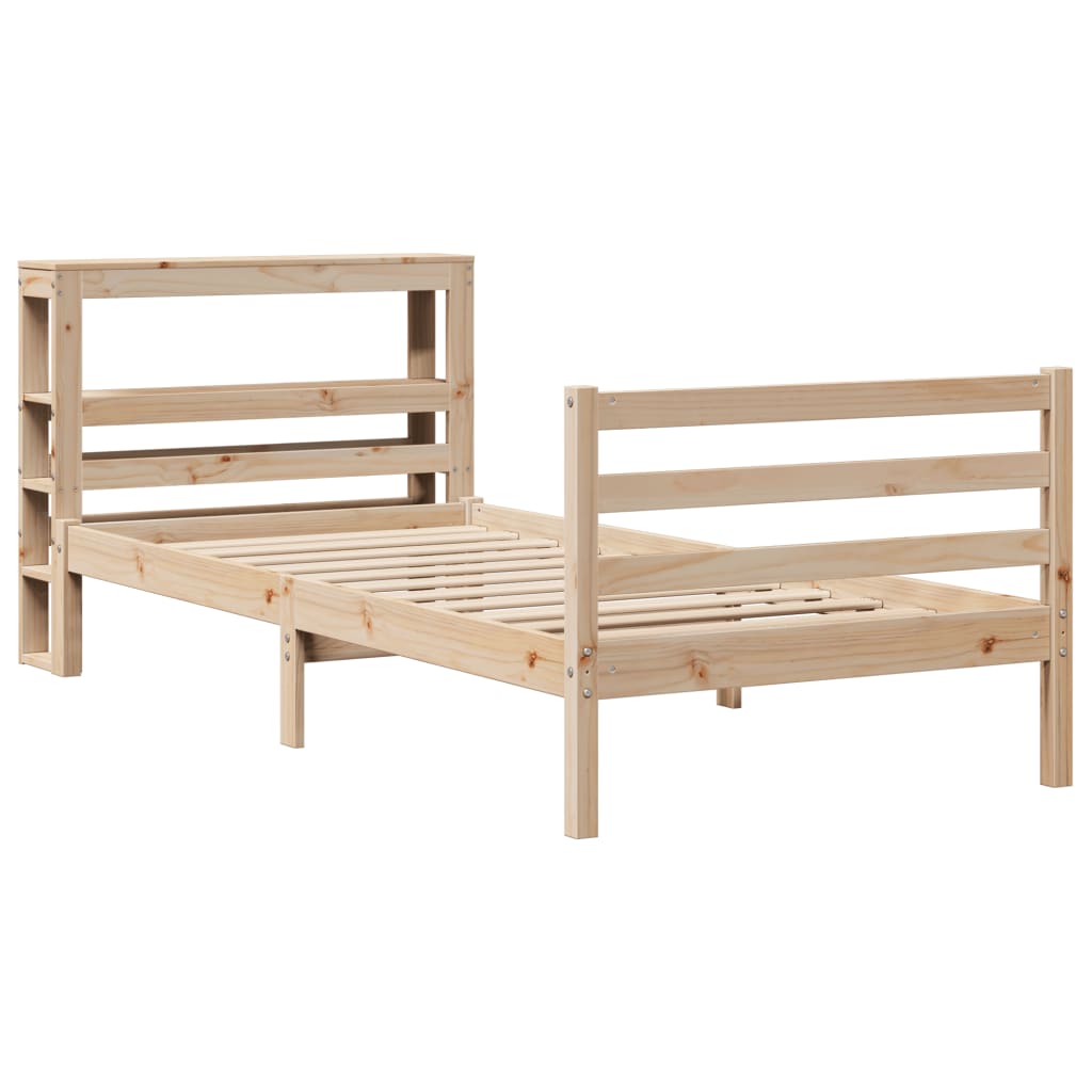 Bedframe zonder matras massief grenenhout 100x200 cm is nu te koop bij PeponiXL, paradijselijk wonen!