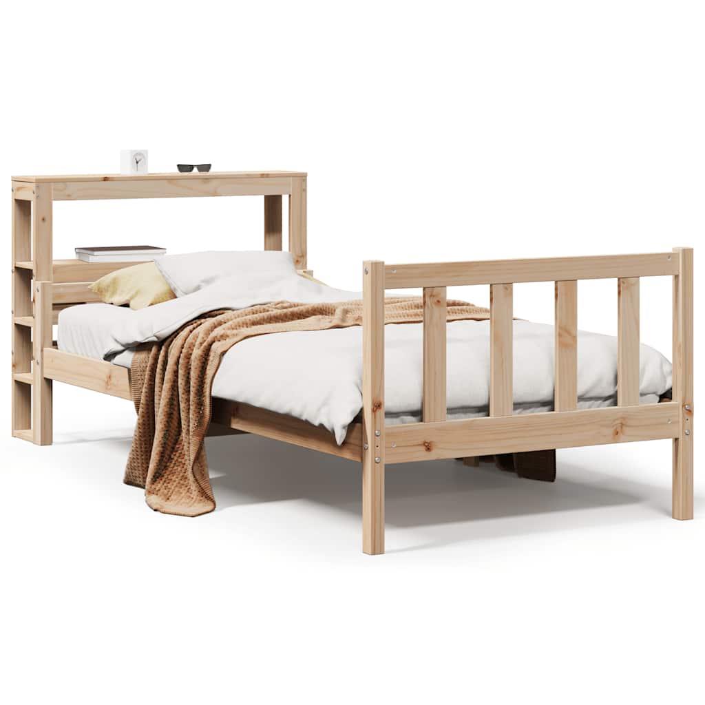 Bedframe zonder matras massief grenenhout 90x190 cm is nu te koop bij PeponiXL, paradijselijk wonen!
