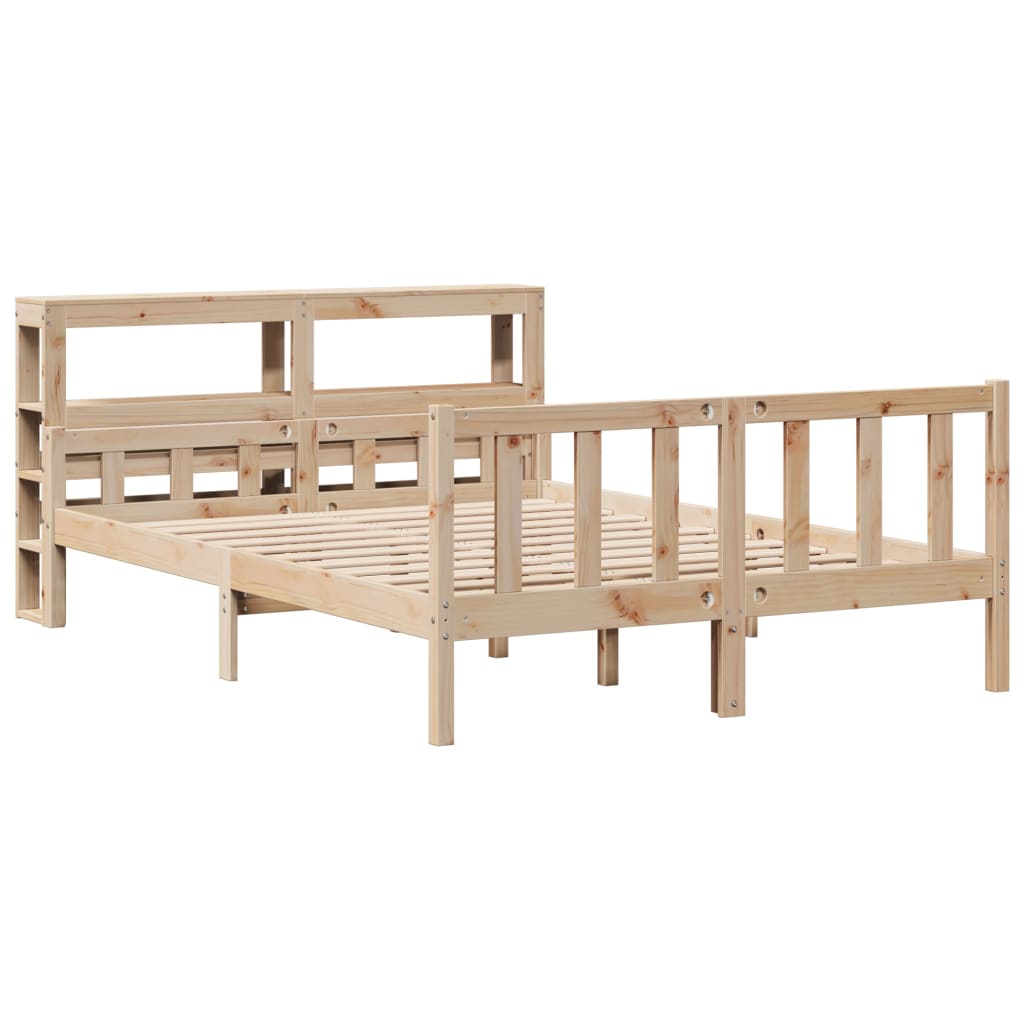 Bedframe zonder matras massief grenenhout 120x190 cm is nu te koop bij PeponiXL, paradijselijk wonen!
