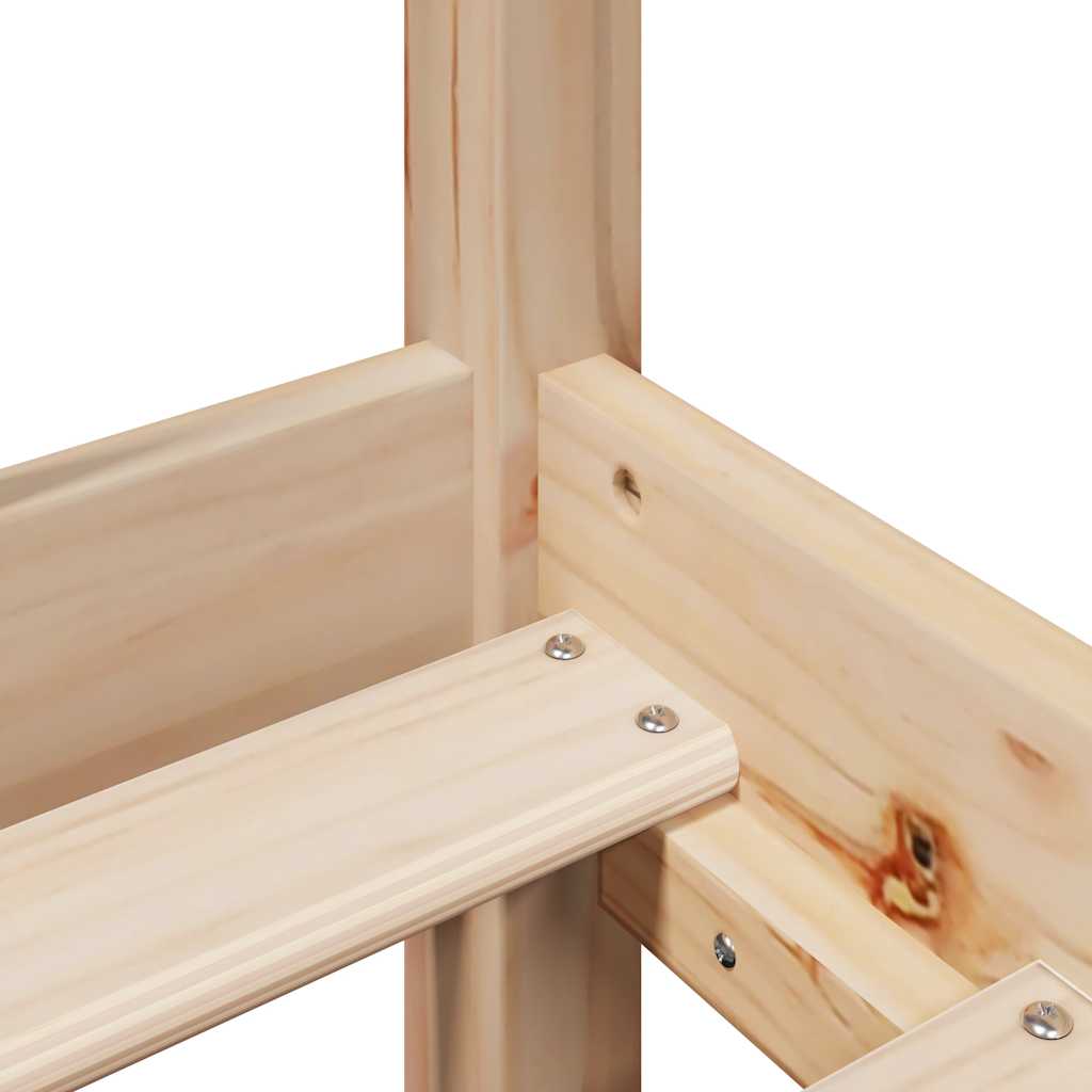 Bedframe zonder matras massief grenenhout 100x200 cm is nu te koop bij PeponiXL, paradijselijk wonen!