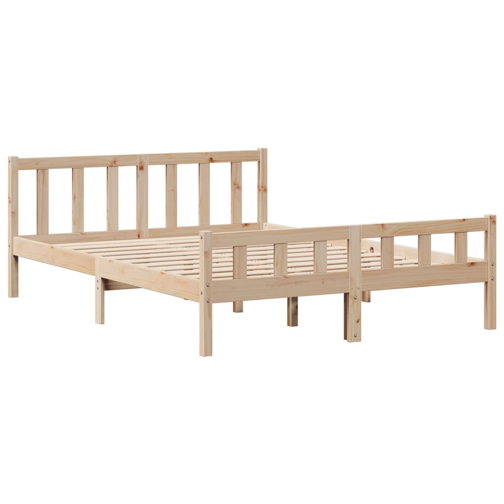 Bedframe zonder matras massief grenenhout 160x200 cm is nu te koop bij PeponiXL, paradijselijk wonen!