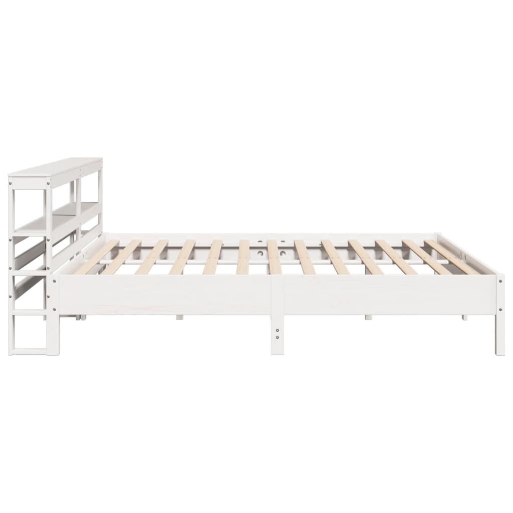 Bedframe zonder matras massief grenenhout wit 180x200 cm is nu te koop bij PeponiXL, paradijselijk wonen!