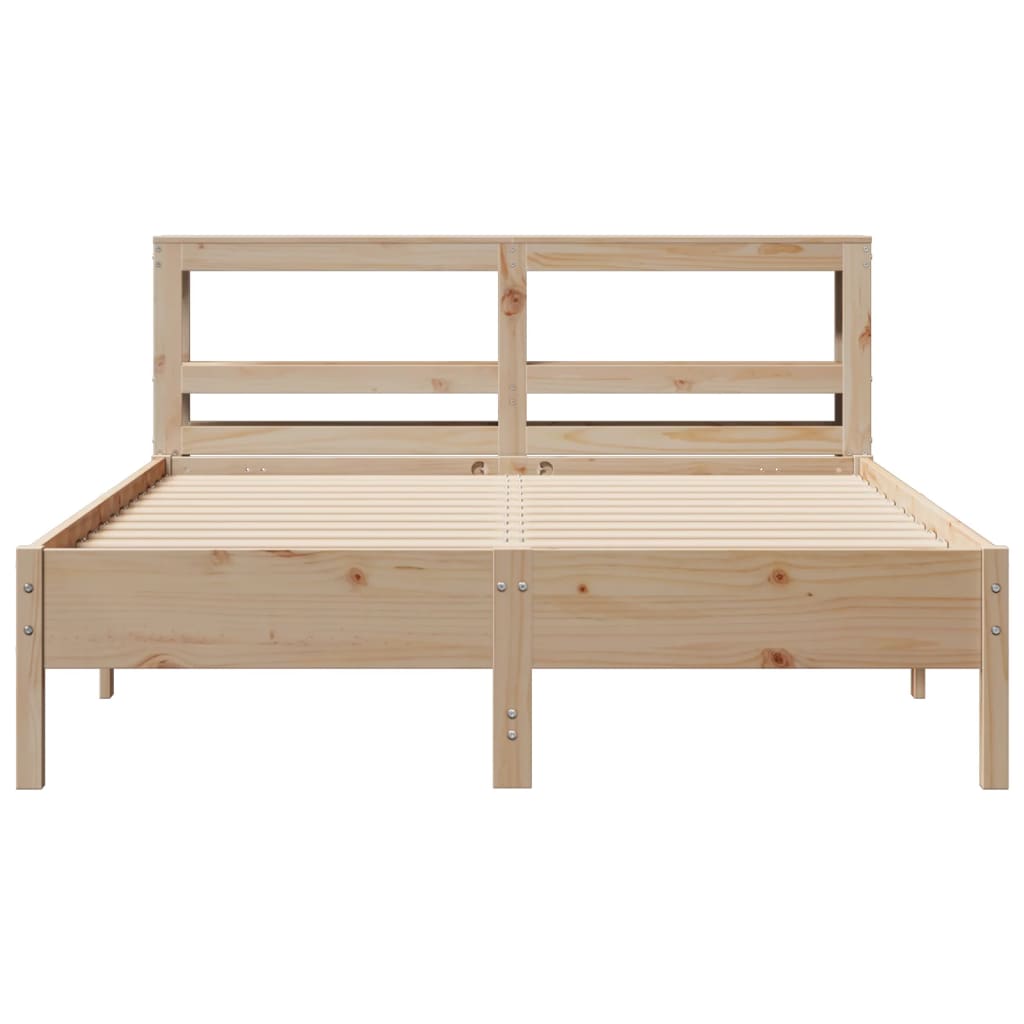 Bedframe zonder matras massief grenenhout 160x200 cm is nu te koop bij PeponiXL, paradijselijk wonen!