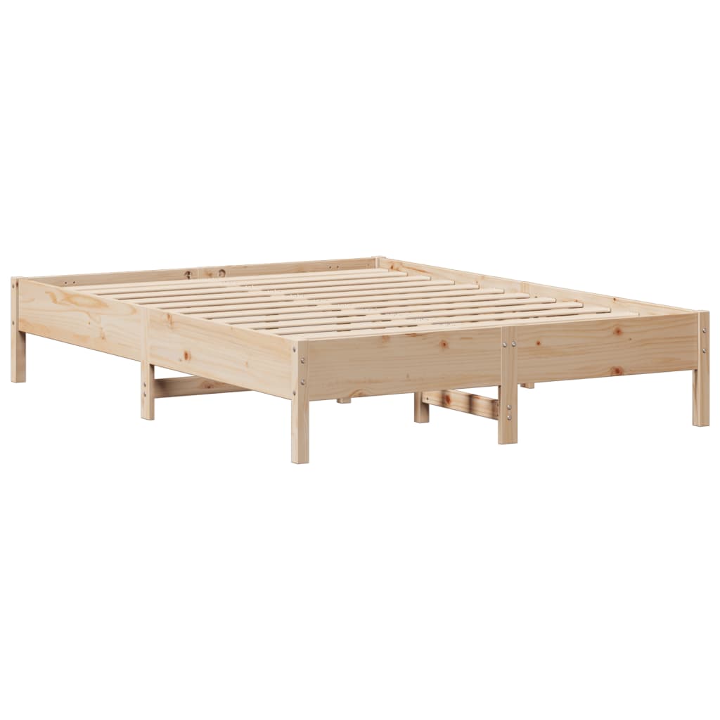 Bedframe zonder matras massief grenenhout 160x200 cm is nu te koop bij PeponiXL, paradijselijk wonen!