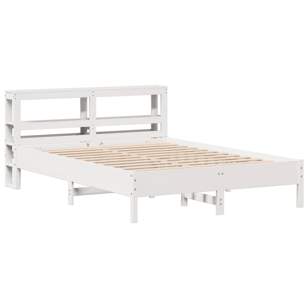 Bedframe zonder matras massief grenenhout wit 160x200 cm is nu te koop bij PeponiXL, paradijselijk wonen!