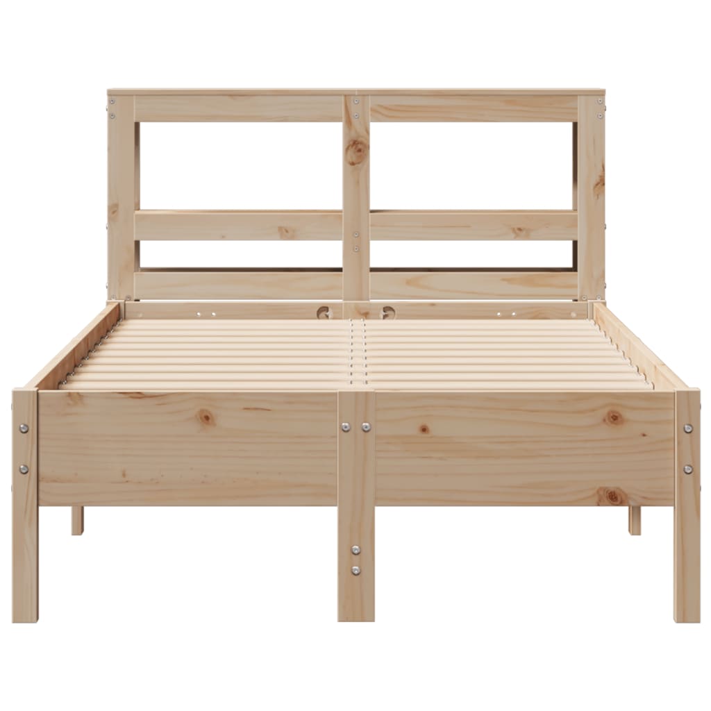 Bedframe zonder matras massief grenenhout 120x200 cm is nu te koop bij PeponiXL, paradijselijk wonen!