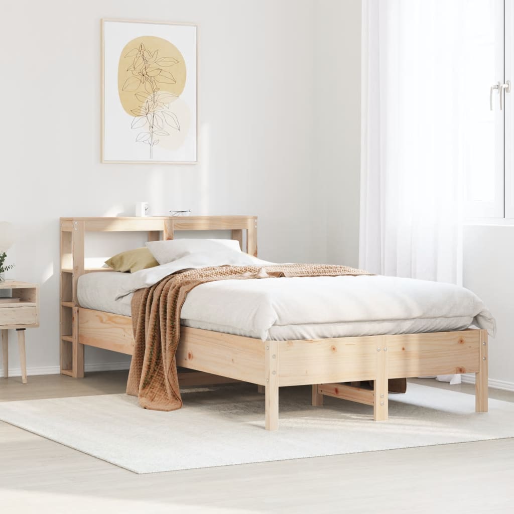 Bedframe zonder matras massief grenenhout 120x200 cm is nu te koop bij PeponiXL, paradijselijk wonen!
