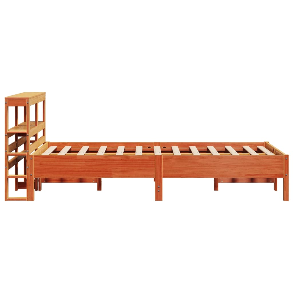Bedframe zonder matras massief grenenhout wasbruin 120x190 cm is nu te koop bij PeponiXL, paradijselijk wonen!