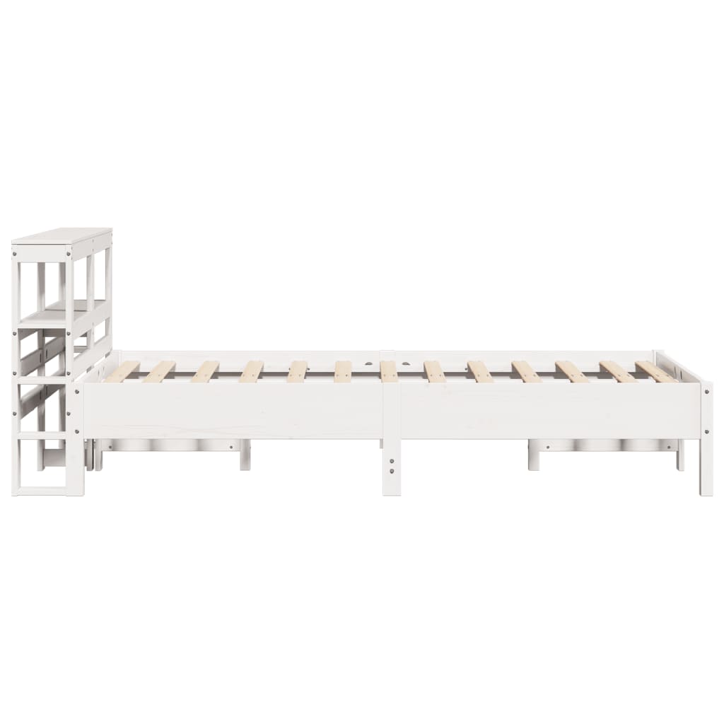 Bedframe zonder matras massief grenenhout wit 90x190 cm is nu te koop bij PeponiXL, paradijselijk wonen!