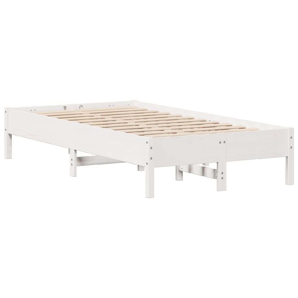 Bedframe zonder matras massief grenenhout wit 75x190 cm is nu te koop bij PeponiXL, paradijselijk wonen!