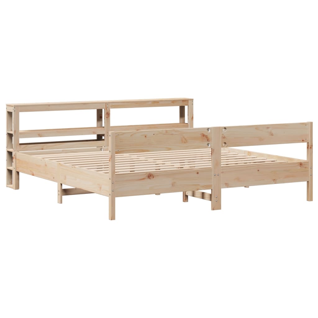 Bedframe zonder matras massief grenenhout 180x200 cm is nu te koop bij PeponiXL, paradijselijk wonen!