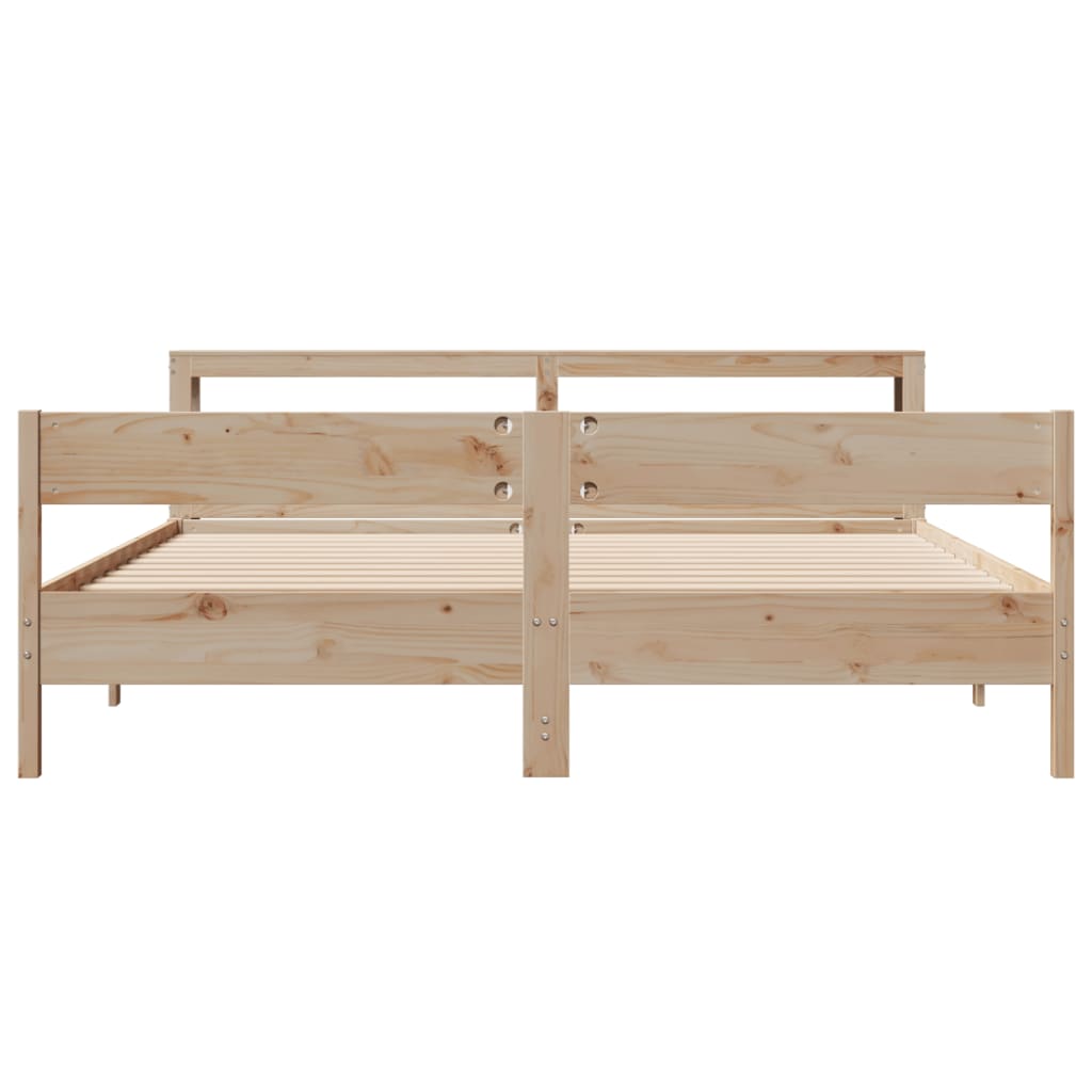Bedframe zonder matras massief grenenhout 180x200 cm is nu te koop bij PeponiXL, paradijselijk wonen!