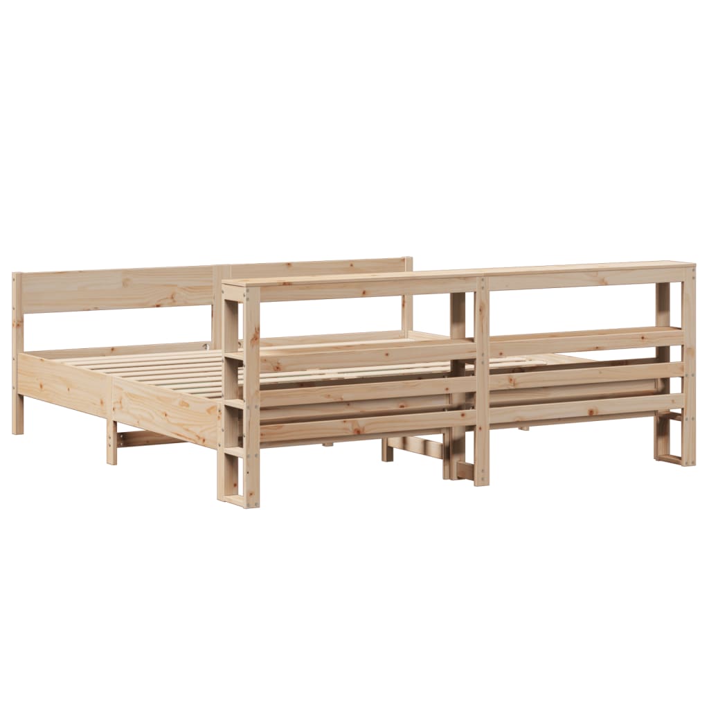 Bedframe zonder matras massief grenenhout 180x200 cm is nu te koop bij PeponiXL, paradijselijk wonen!