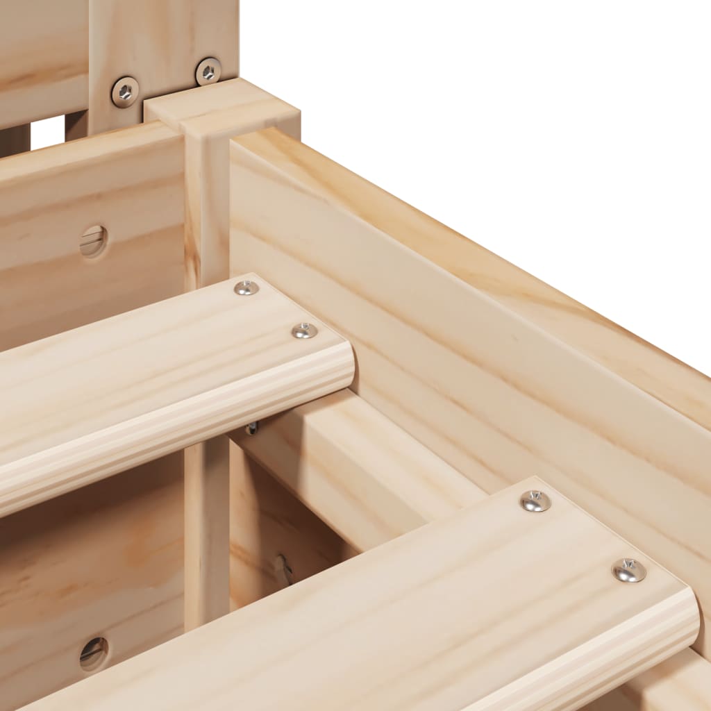 Bedframe zonder matras massief grenenhout 180x200 cm is nu te koop bij PeponiXL, paradijselijk wonen!