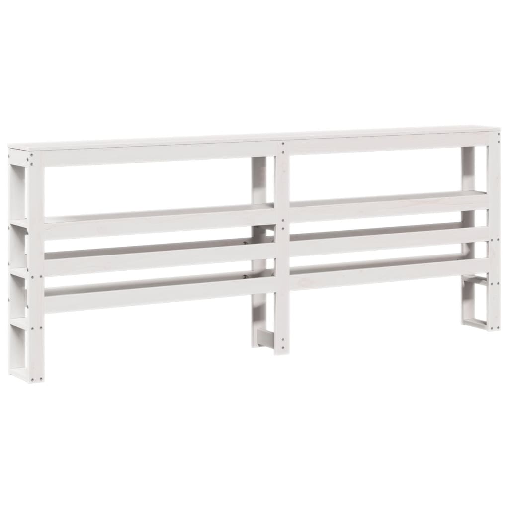 Bedframe zonder matras massief grenenhout wit 180x200 cm is nu te koop bij PeponiXL, paradijselijk wonen!