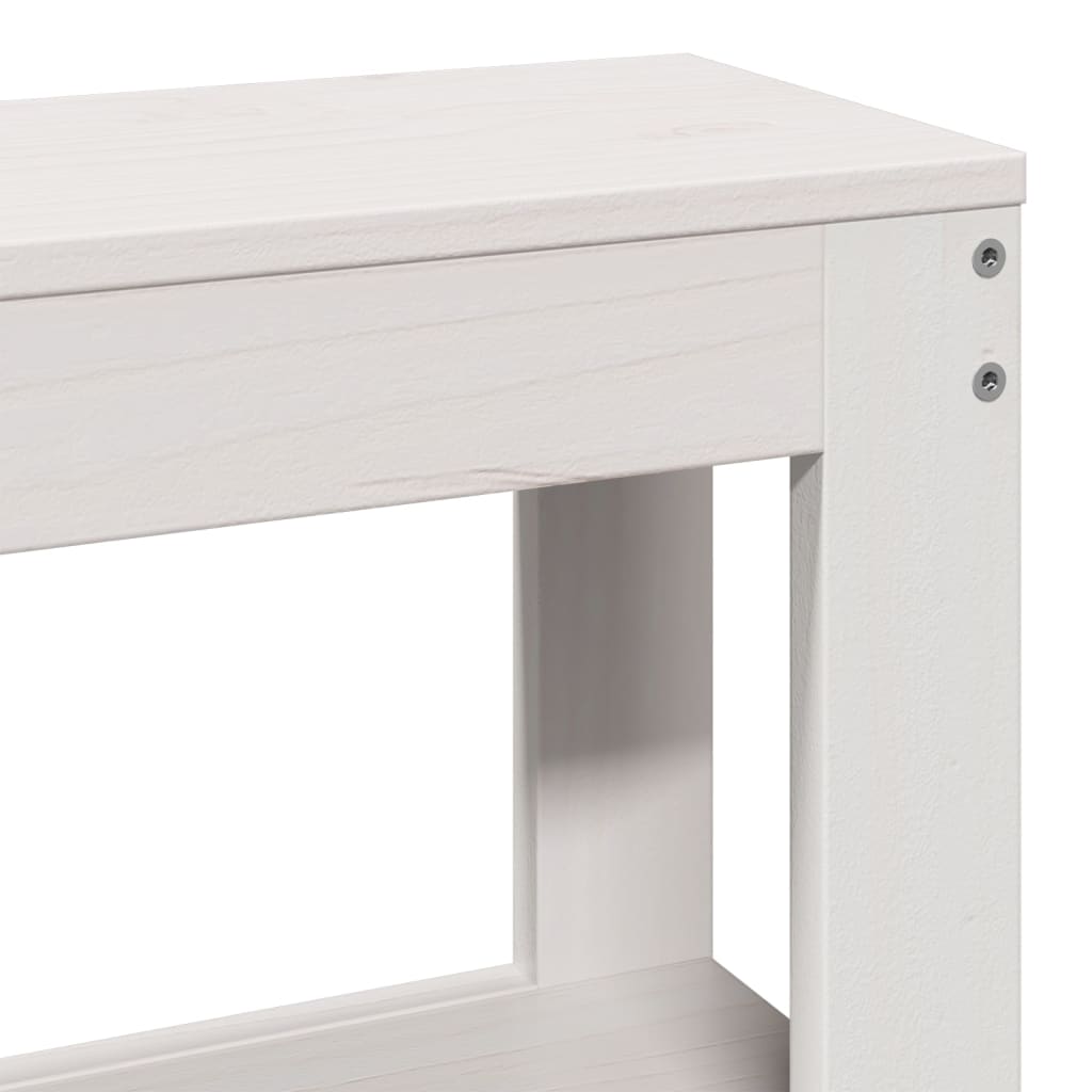 Bedframe zonder matras massief grenenhout wit 180x200 cm is nu te koop bij PeponiXL, paradijselijk wonen!