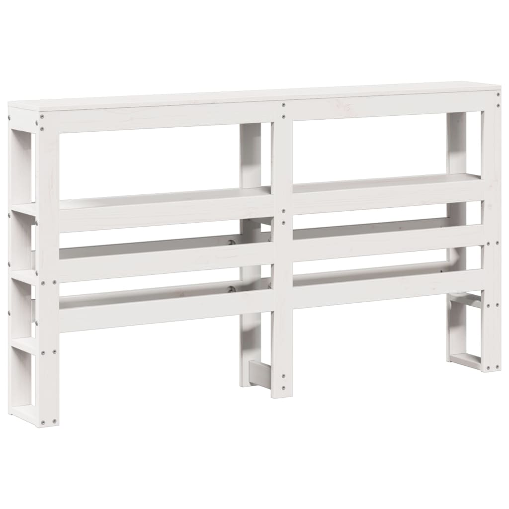 Bedframe zonder matras massief grenenhout wit 160x200 cm is nu te koop bij PeponiXL, paradijselijk wonen!