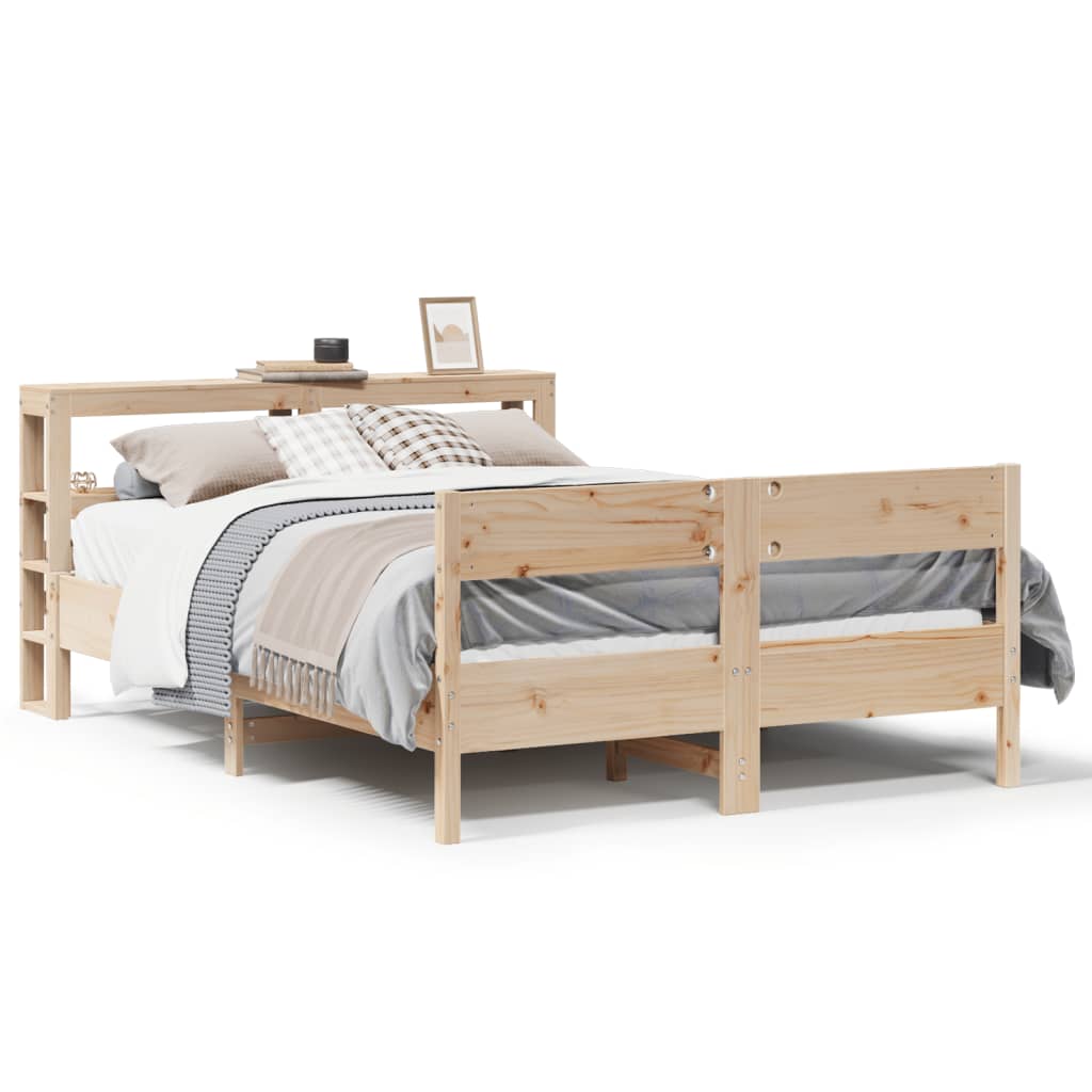 Bedframe zonder matras massief grenenhout 150x200 cm is nu te koop bij PeponiXL, paradijselijk wonen!
