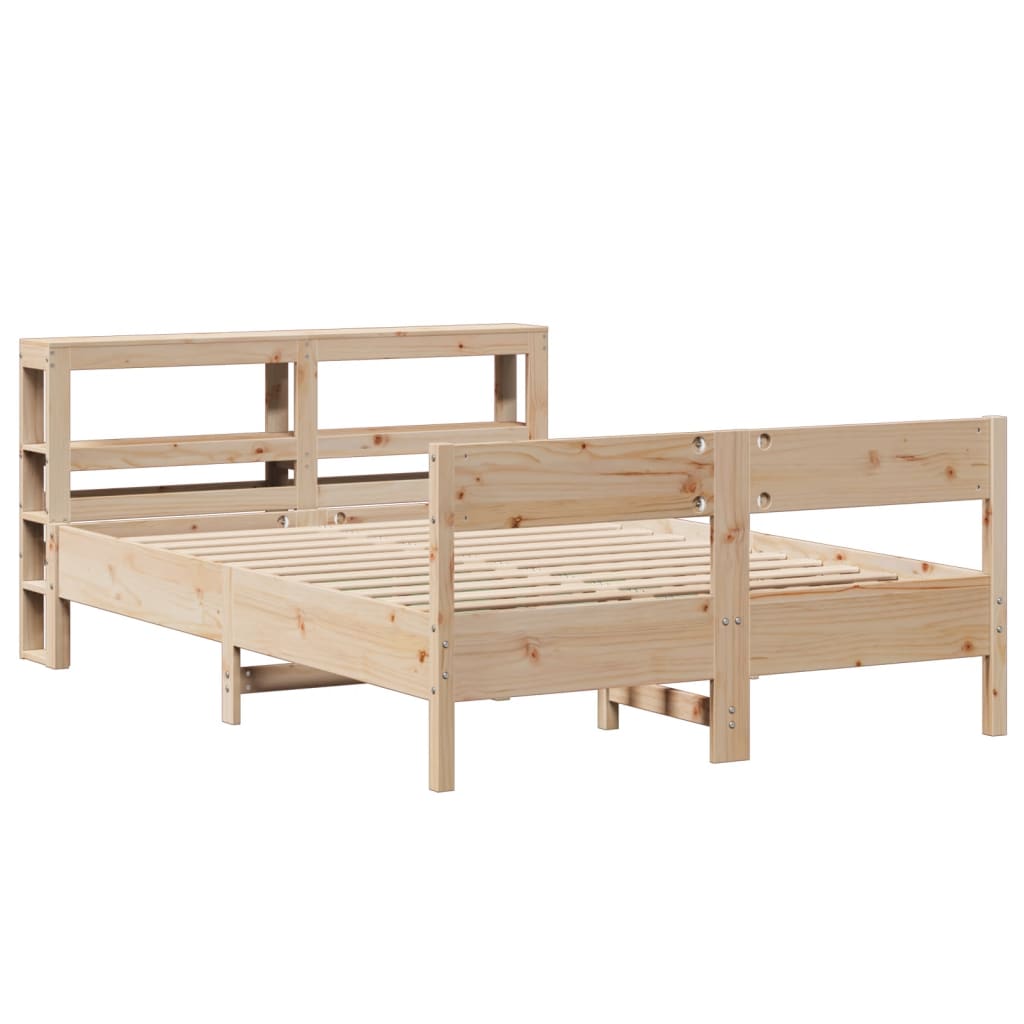 Bedframe zonder matras massief grenenhout 120x190 cm is nu te koop bij PeponiXL, paradijselijk wonen!