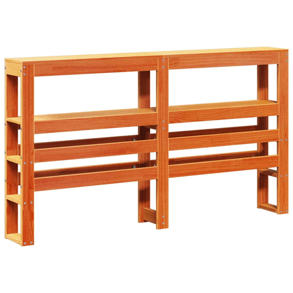 Bedframe zonder matras massief grenenhout wasbruin 120x190 cm is nu te koop bij PeponiXL, paradijselijk wonen!