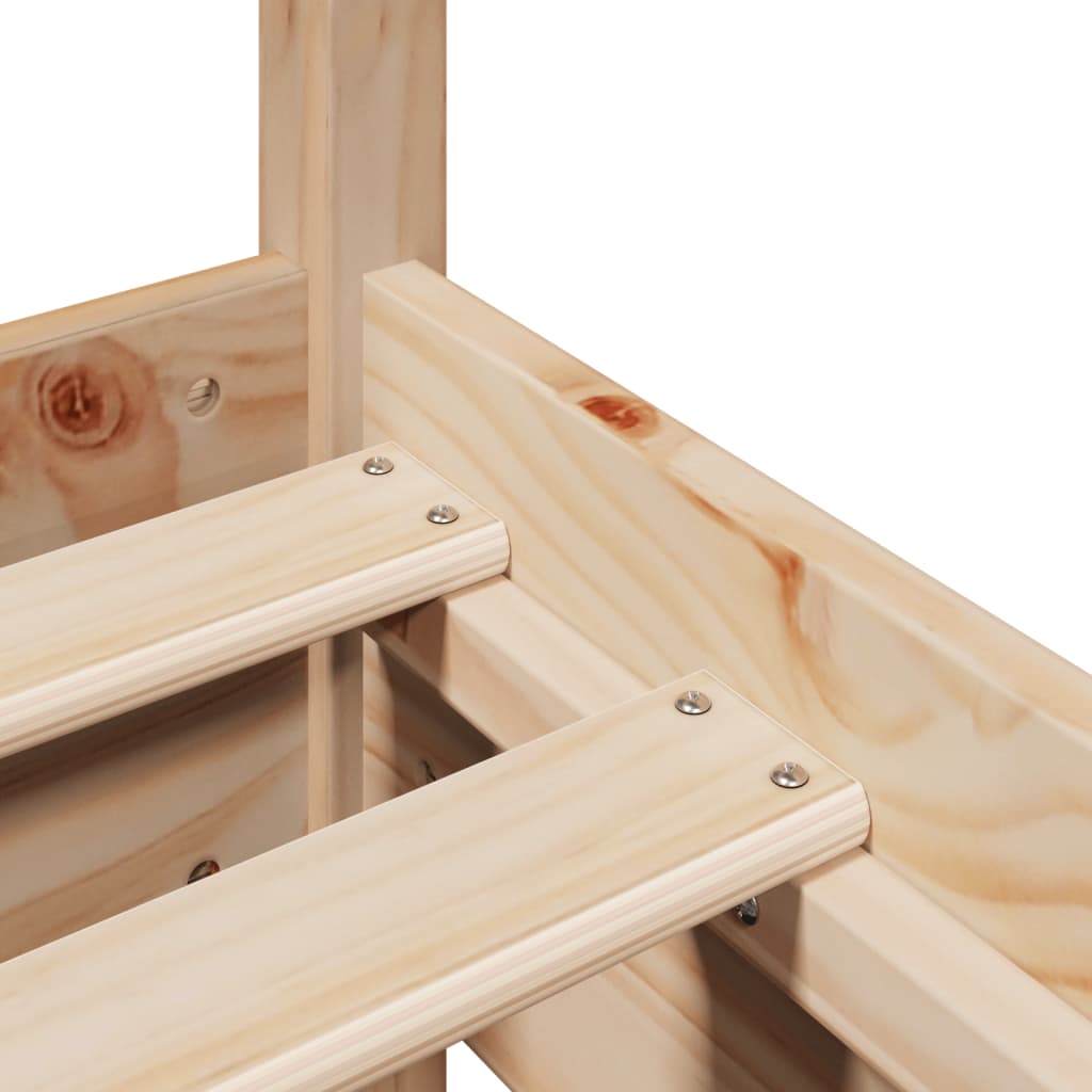 Bedframe zonder matras massief grenenhout 75x190 cm is nu te koop bij PeponiXL, paradijselijk wonen!