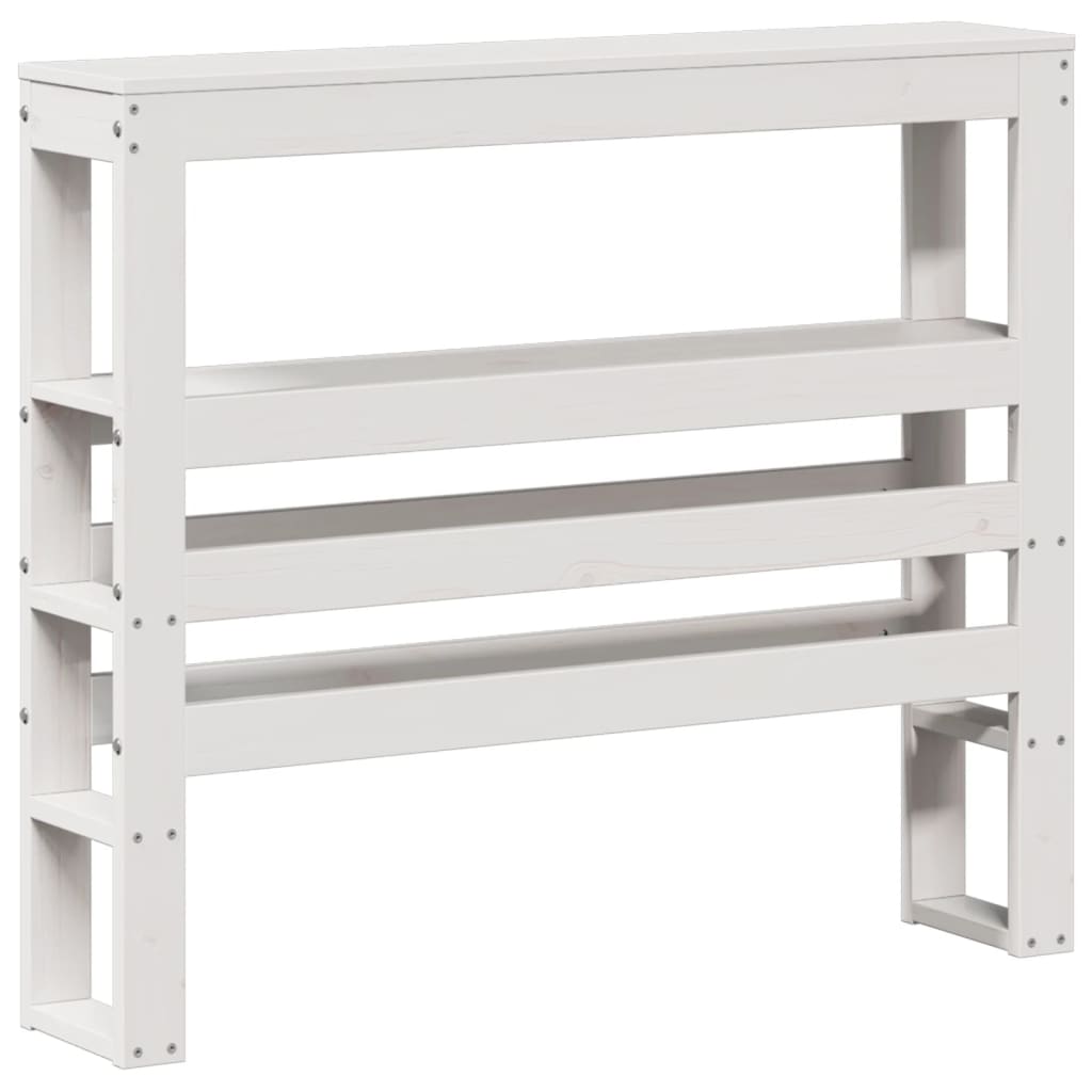Bedframe zonder matras massief grenenhout wit 75x190 cm is nu te koop bij PeponiXL, paradijselijk wonen!