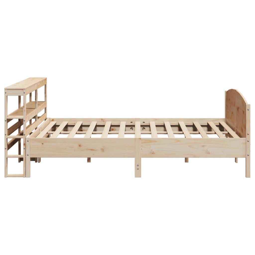 Bedframe zonder matras massief grenenhout 200x200 cm is nu te koop bij PeponiXL, paradijselijk wonen!