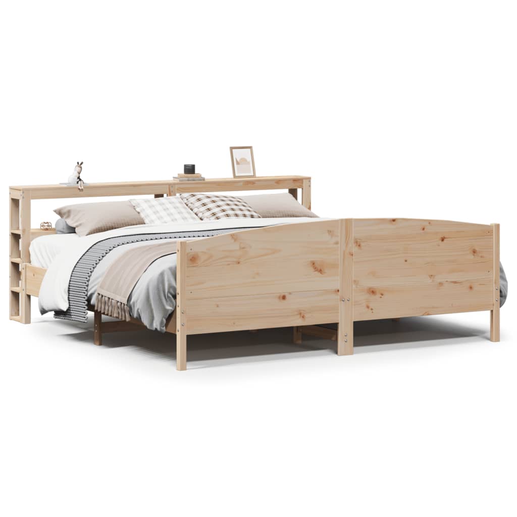Bedframe zonder matras massief grenenhout 180x200 cm is nu te koop bij PeponiXL, paradijselijk wonen!