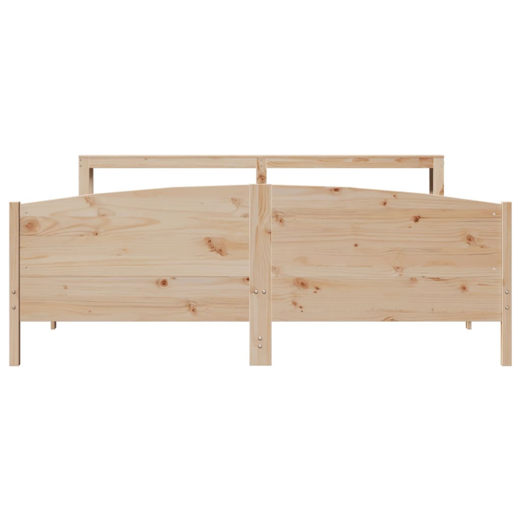 Bedframe zonder matras massief grenenhout 180x200 cm is nu te koop bij PeponiXL, paradijselijk wonen!