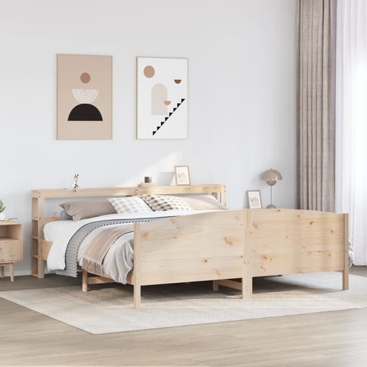 Bedframe zonder matras massief grenenhout 180x200 cm is nu te koop bij PeponiXL, paradijselijk wonen!