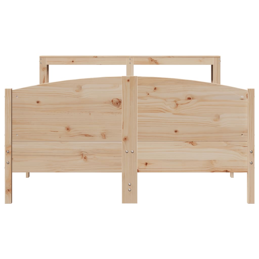 Bedframe zonder matras massief grenenhout 160x200 cm is nu te koop bij PeponiXL, paradijselijk wonen!