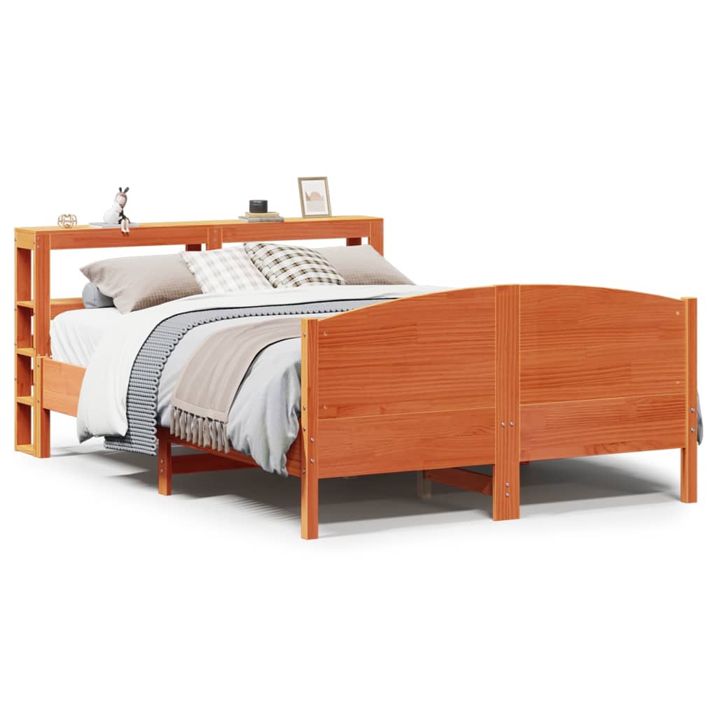 Bedframe zonder matras massief grenenhout wasbruin 120x190 cm is nu te koop bij PeponiXL, paradijselijk wonen!