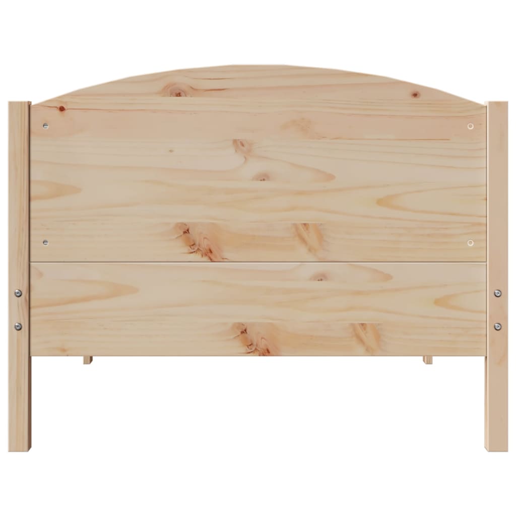 Bedframe zonder matras massief grenenhout 100x200 cm is nu te koop bij PeponiXL, paradijselijk wonen!